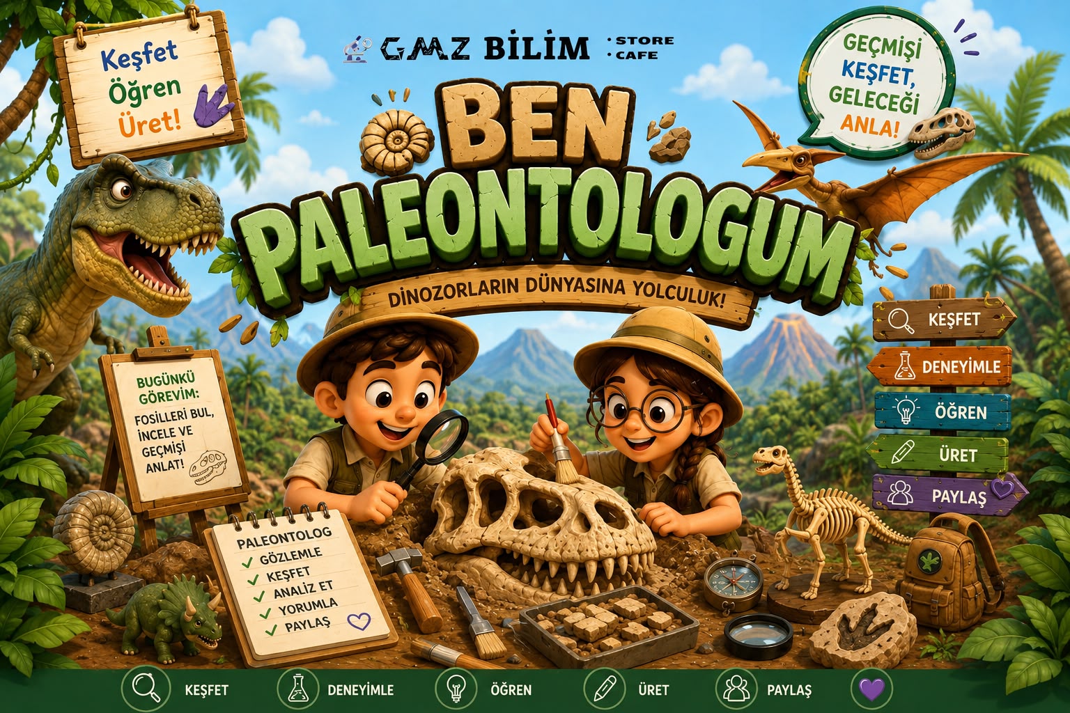 BEN PALEONTOLOGUM (7-9 YAŞ)